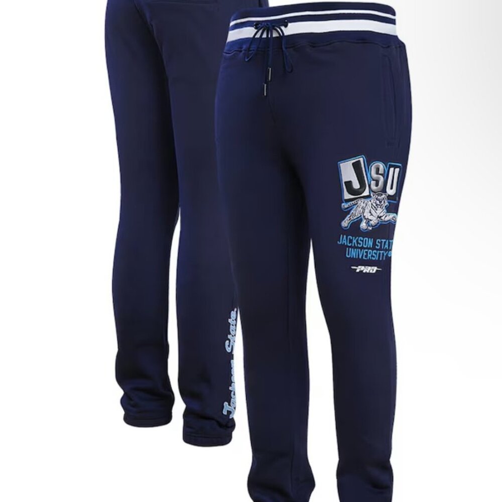 Jackson State Tigers Pro Standard Homecoming Fleece Sweatpants NWT Sz XL